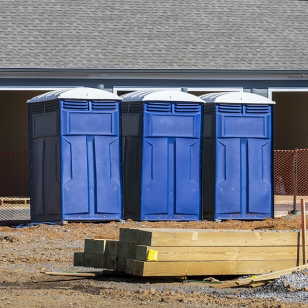 how do you dispose of waste after the portable restrooms have been emptied in Weirsdale